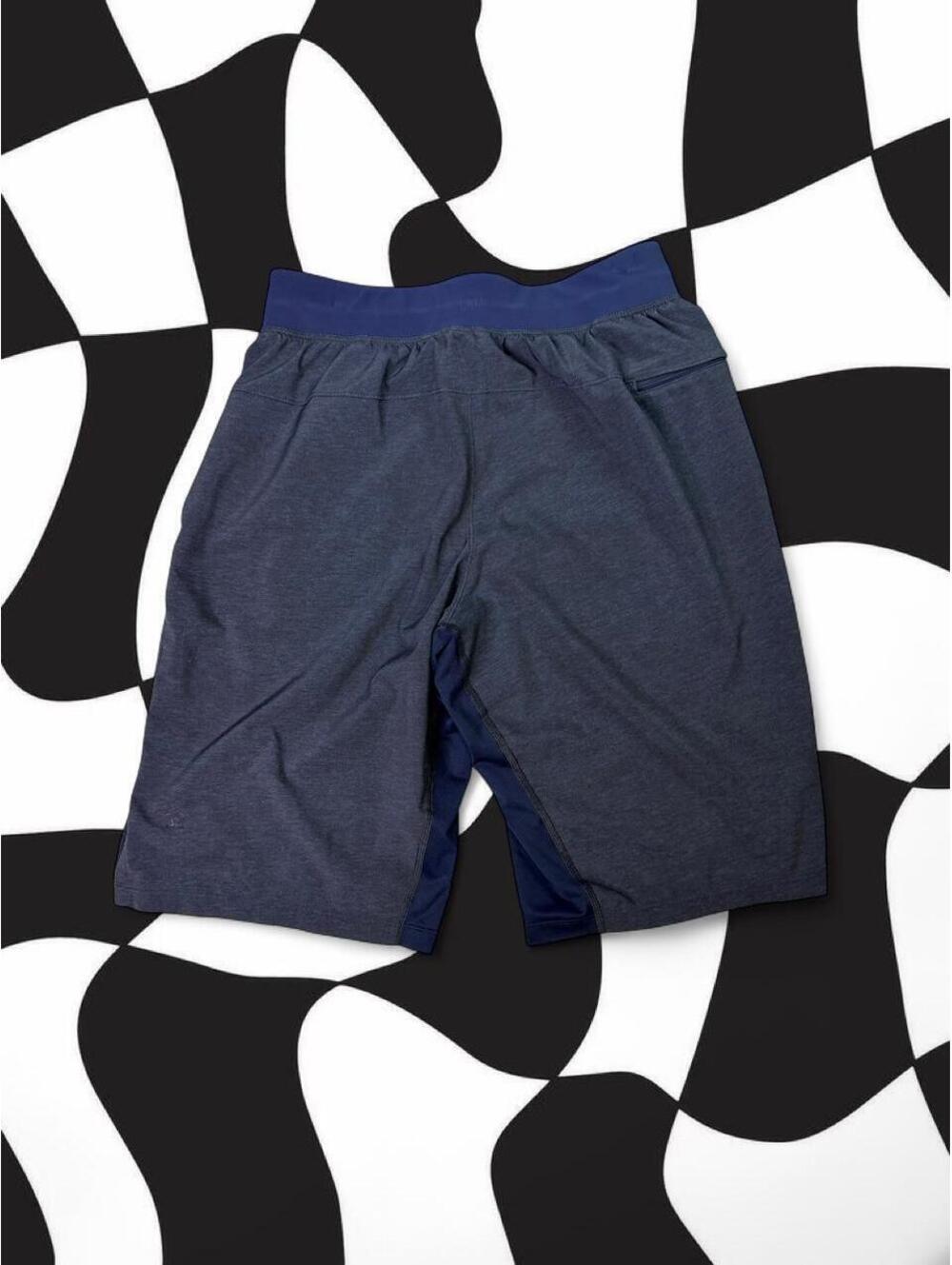 Men's Lululemon Gray & Blue Shorts with Pockets